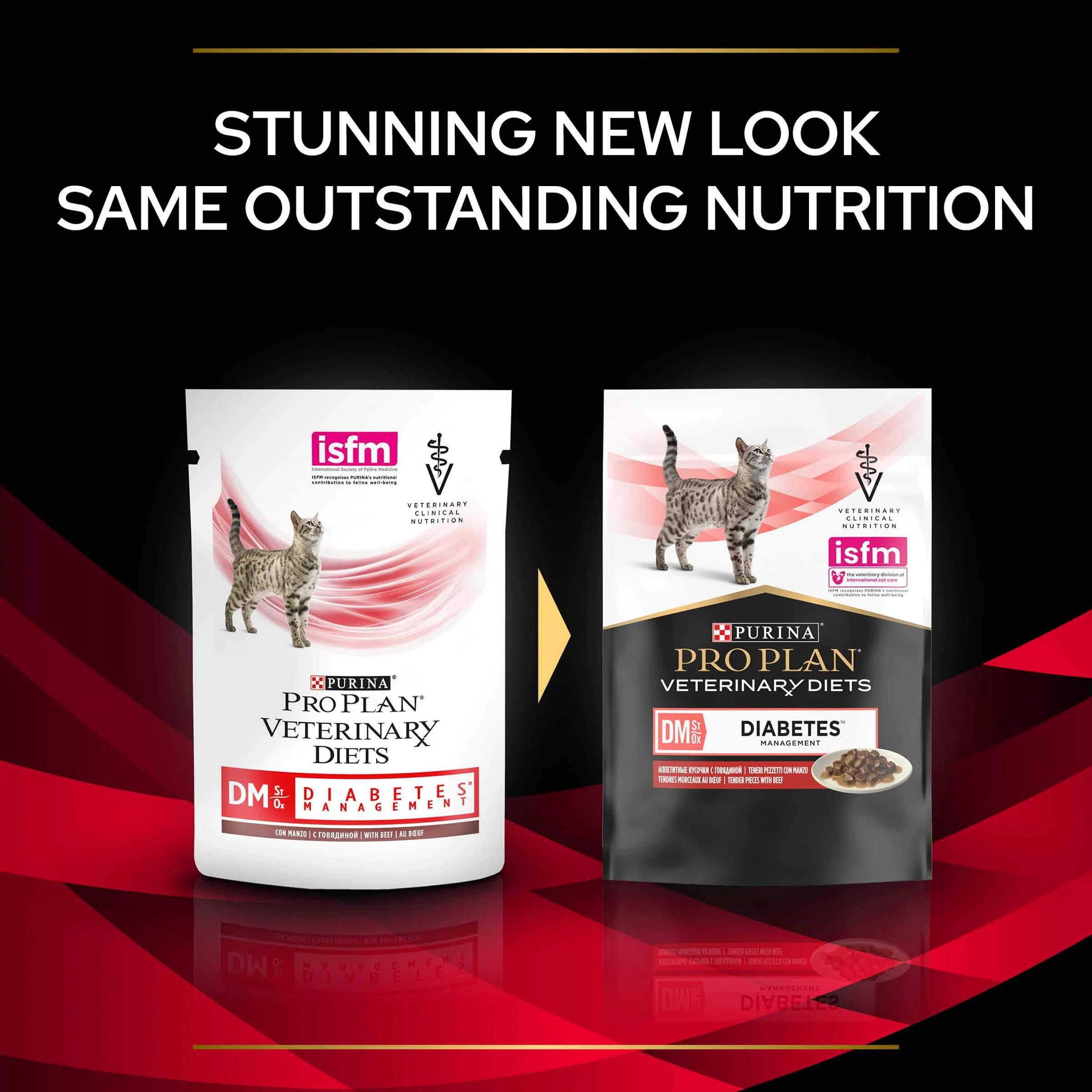 Pro Plan Veterinary Diets DM Diabetes Management Adult Wet Cat Food - Beef - Image 3
