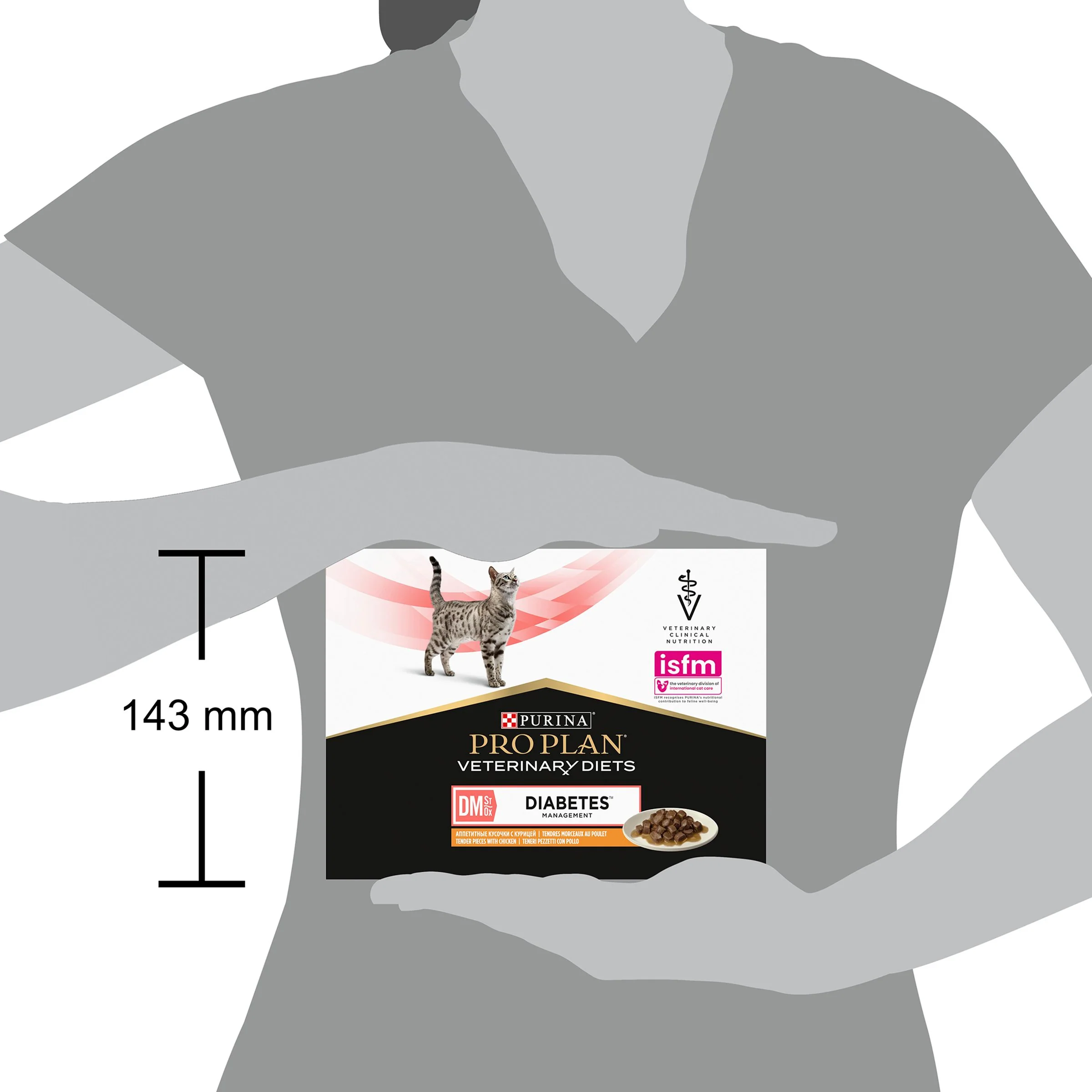 Pro Plan Veterinary Diets DM Diabetes Management Adult Wet Cat Food - Chicken - Image 8