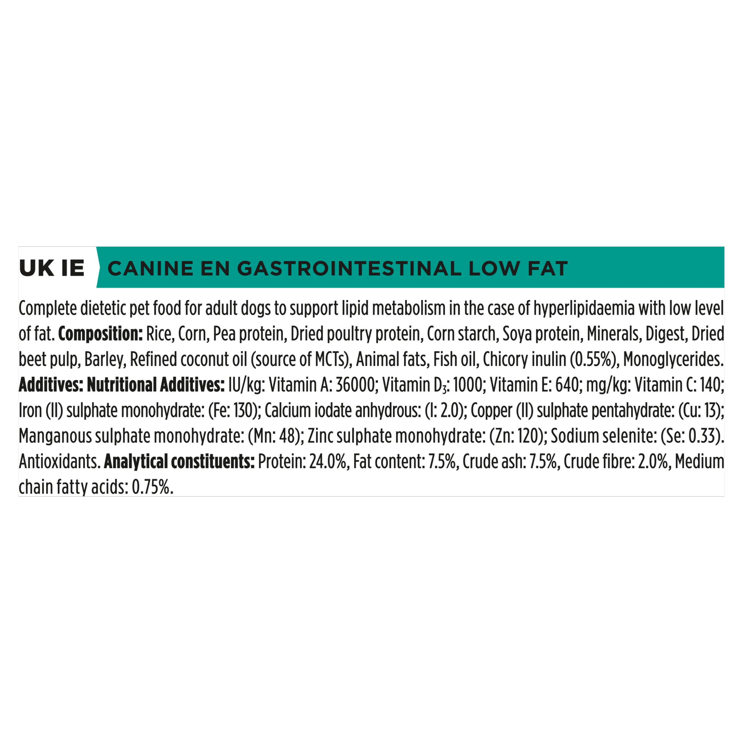 Purina Pro Plan Veterinary Diets EN Canine Gastrointestinal Low Fat Adult Dry Dog Food - Image 23