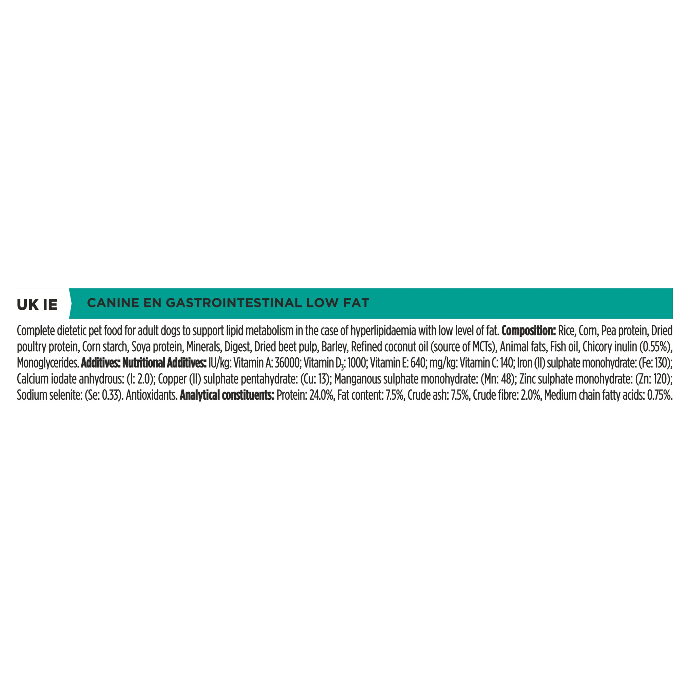 Purina Pro Plan Veterinary Diets EN Canine Gastrointestinal Low Fat Adult Dry Dog Food - Image 24