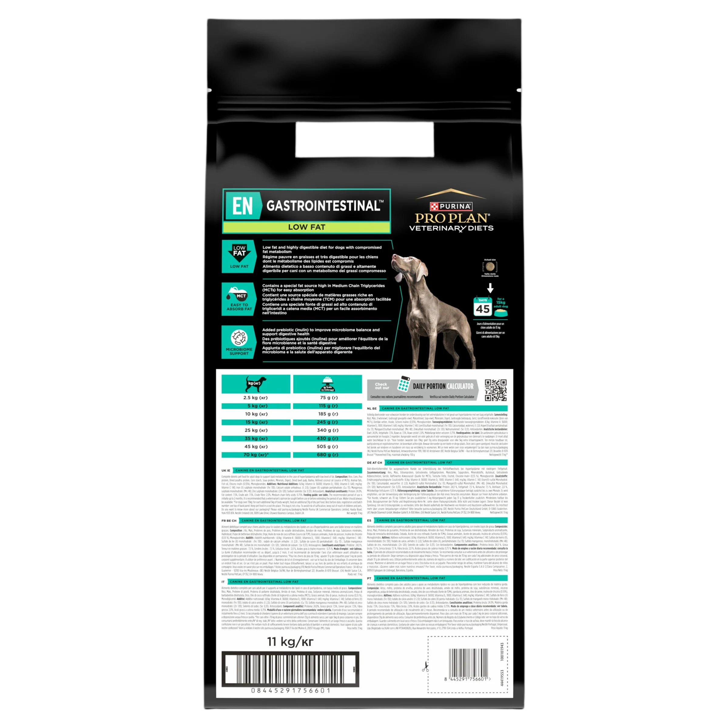 Purina Pro Plan Veterinary Diets EN Canine Gastrointestinal Low Fat Adult Dry Dog Food - Image 9
