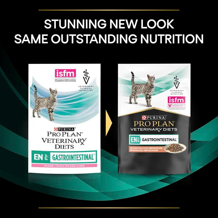 Pro Plan Veterinary Diets EN Gastrointestinal Wet Cat Food - Salmon - Image 3