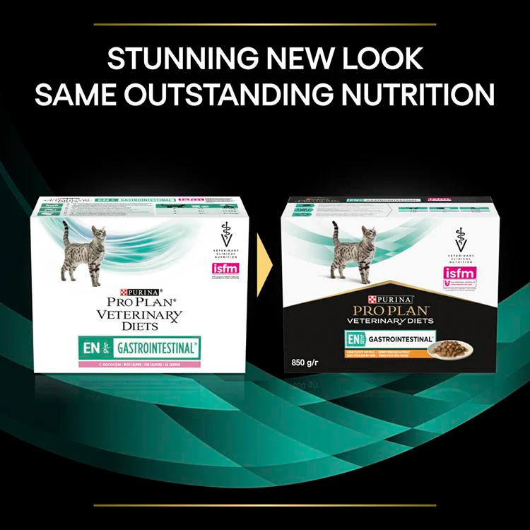 Pro Plan Veterinary Diets EN Gastrointestinal Wet Cat Food - Salmon - Image 4