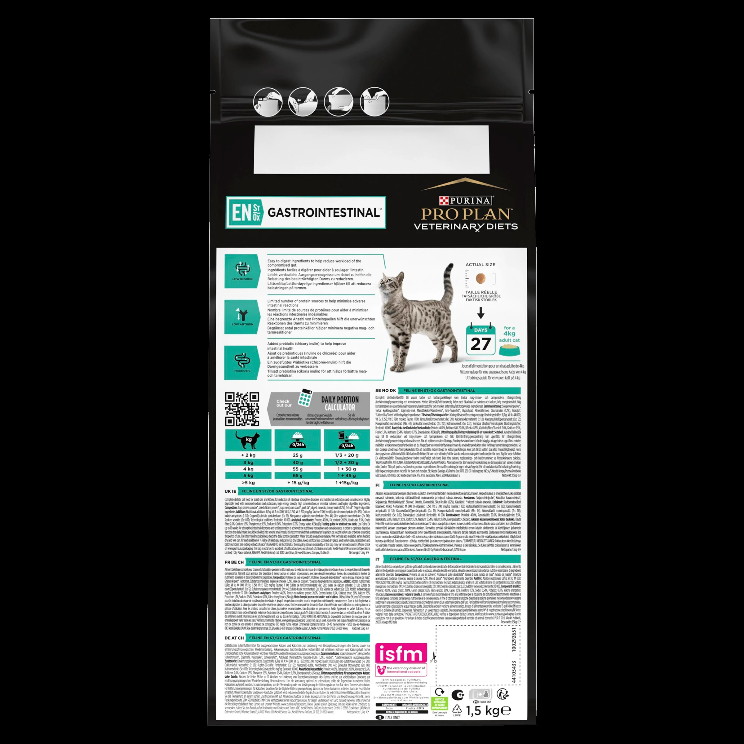 Pro Plan Veterinary Diets EN St/Ox Gastrointestinal Dry Cat Food - Image 15