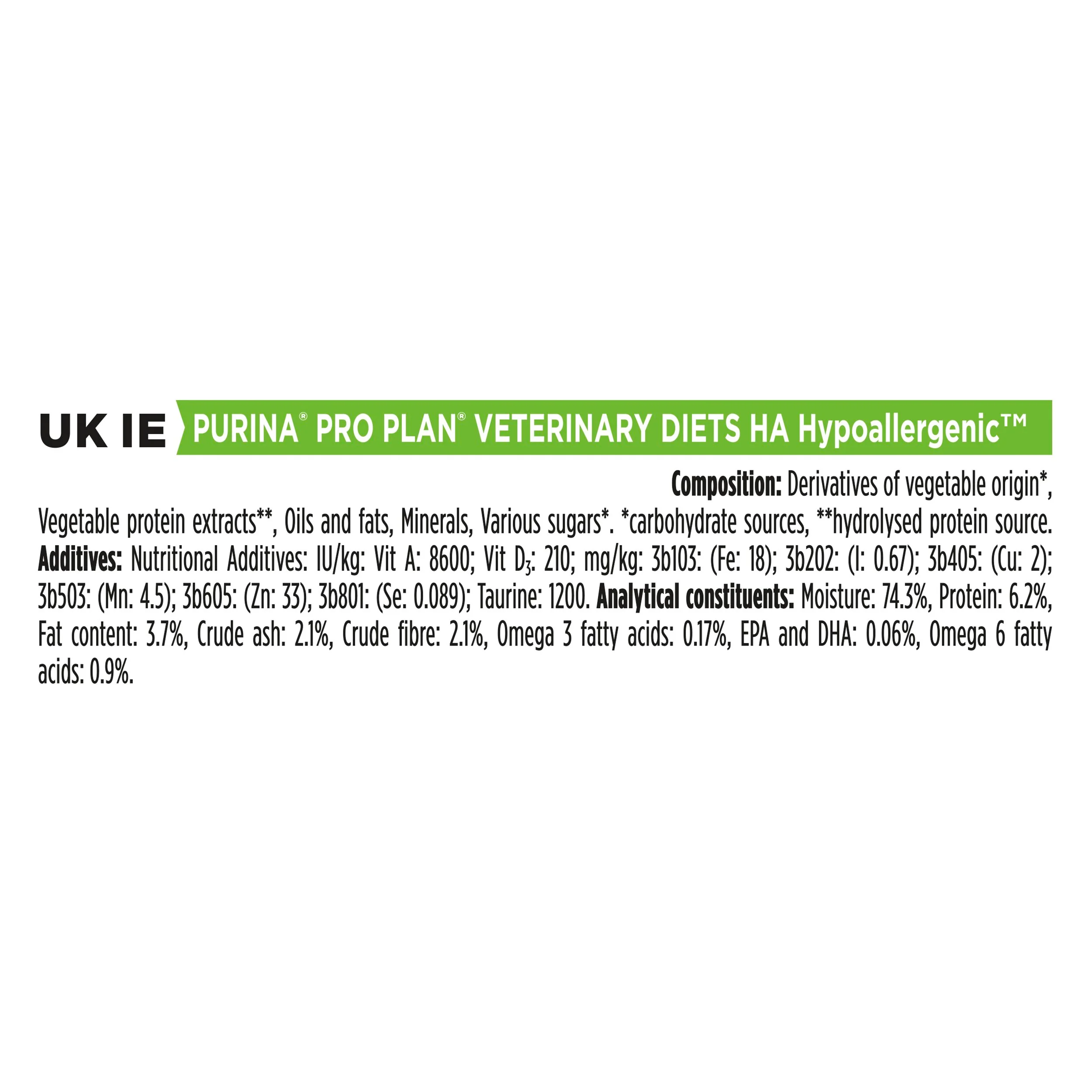 Purina Pro Plan Veterinary Diets HA Hypoallergenic Mousse Wet Dog Food - Image 9