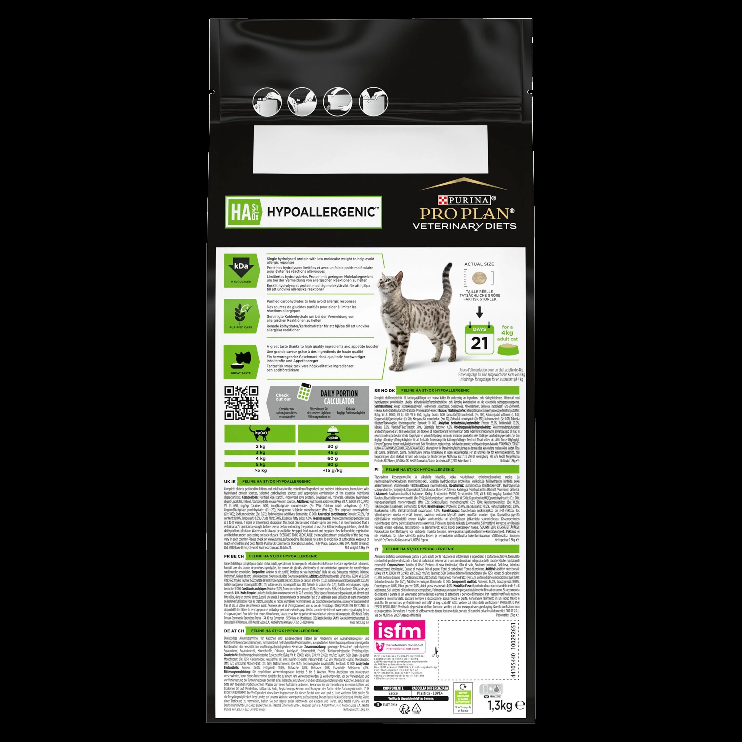 Purina Pro Plan Veterinary Diets HA St/Ox Hypoallergenic Dry Cat Food - Image 10
