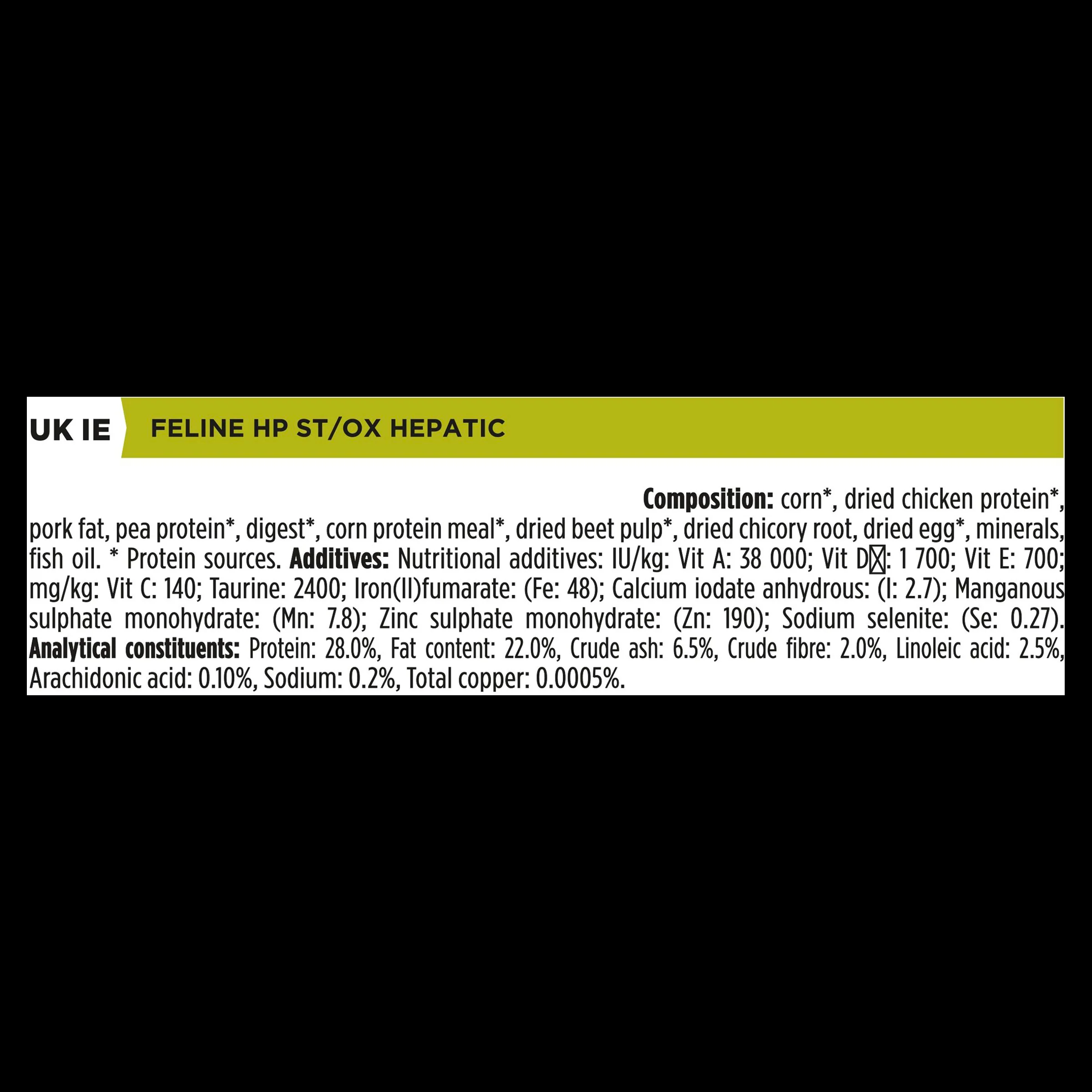 Pro Plan Veterinary Diets HP St/Ox Hepatic Dry Cat Food - Chicken - Image 12