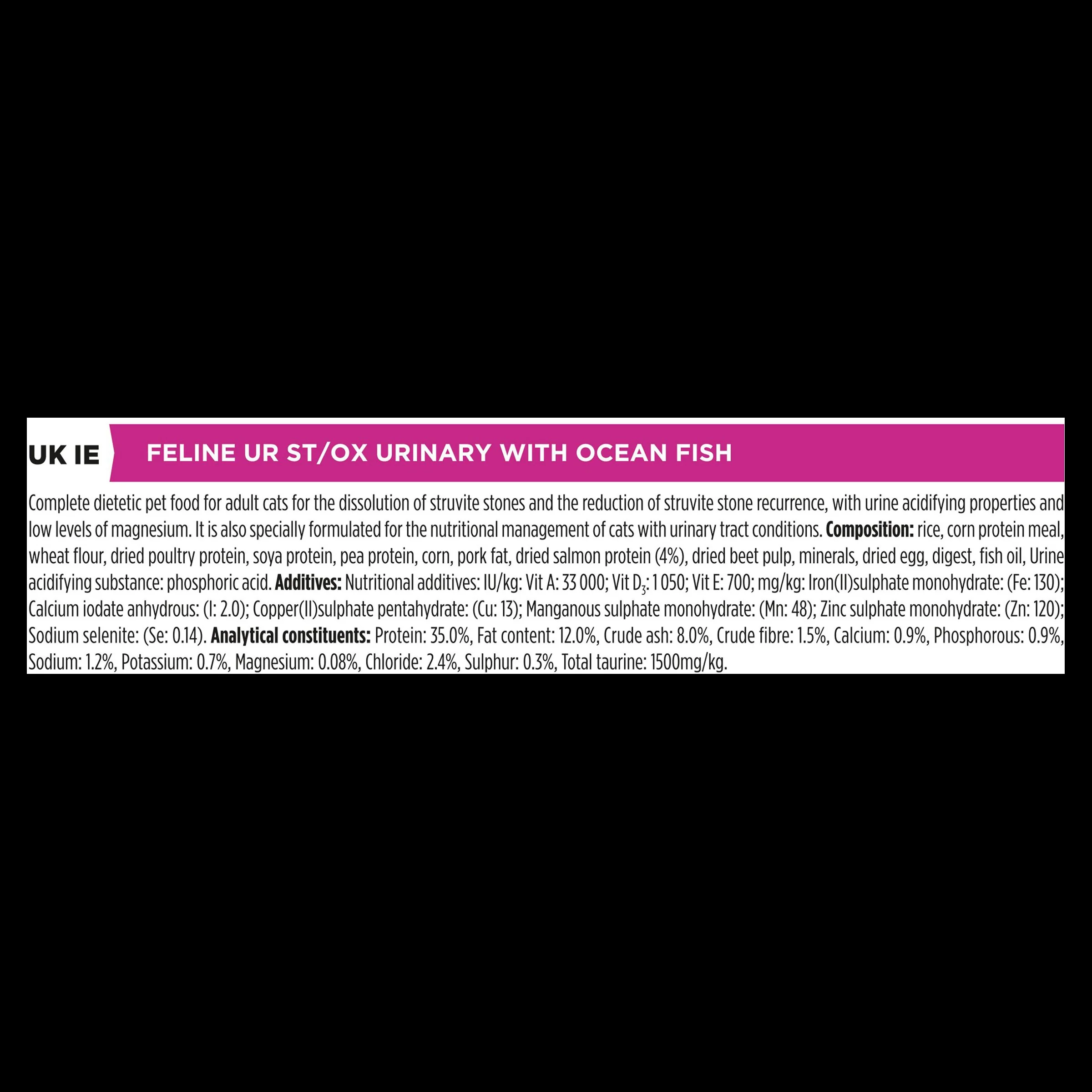 Purina Pro Plan Veterinary Diets UR St/Ox Urinary Adult Cat Dry Food - Ocean Fish - Image 16