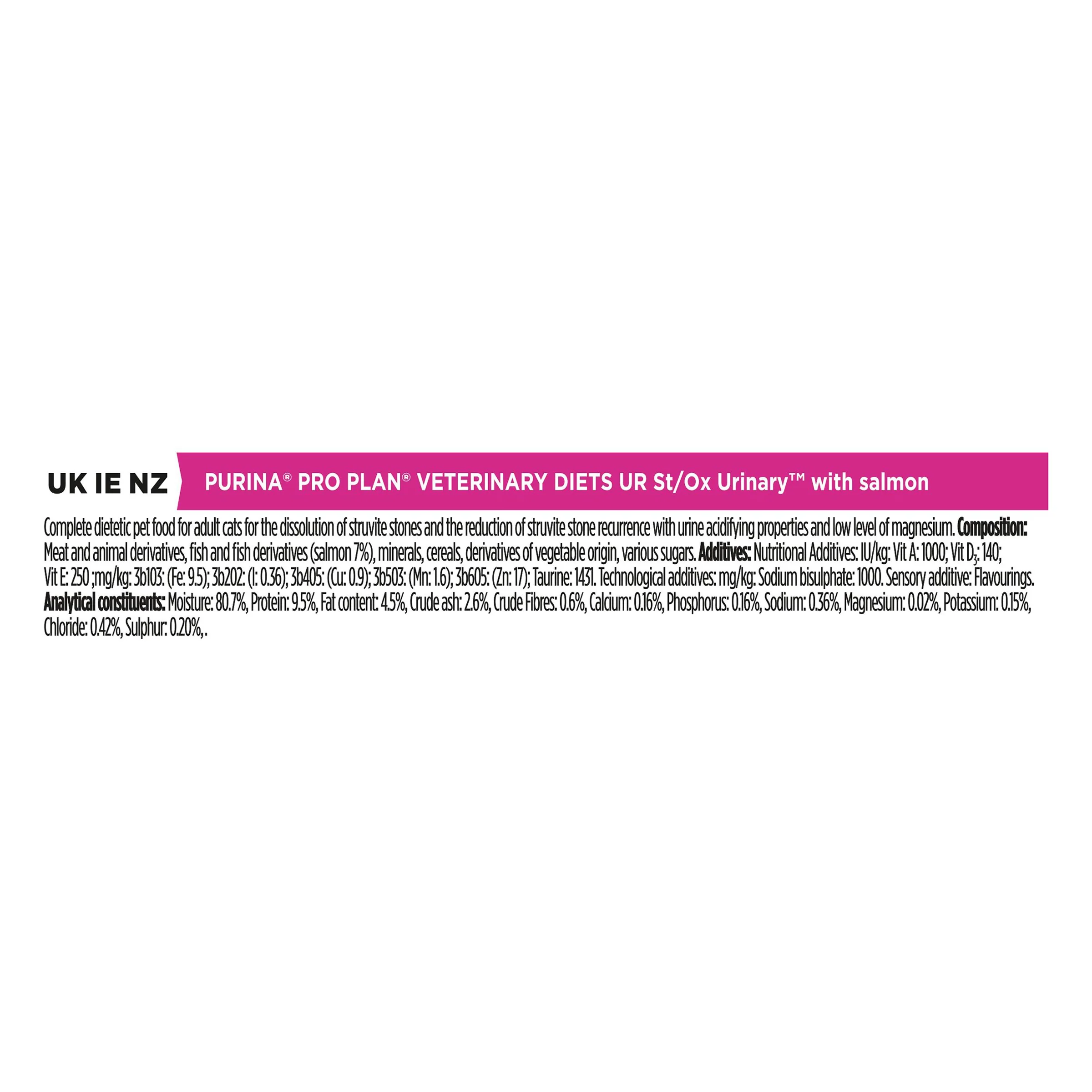 Purina Pro Plan Veterinary Diets UR Urinary Adult Wet Cat Food - Salmon - Image 13