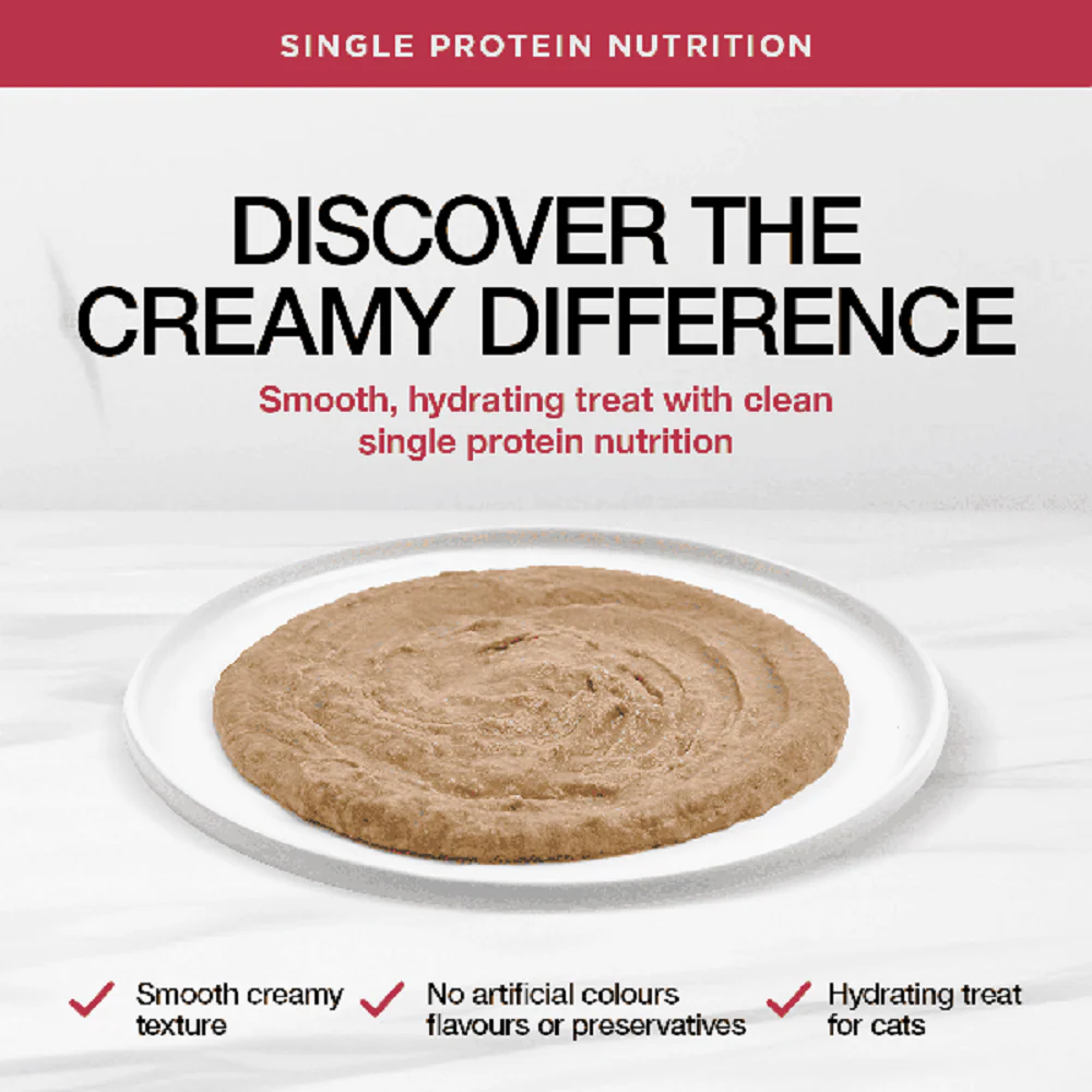 Real Simplicity Creamy Protein Treats Grass Fed Beef Adult Cat Treat - Image 3
