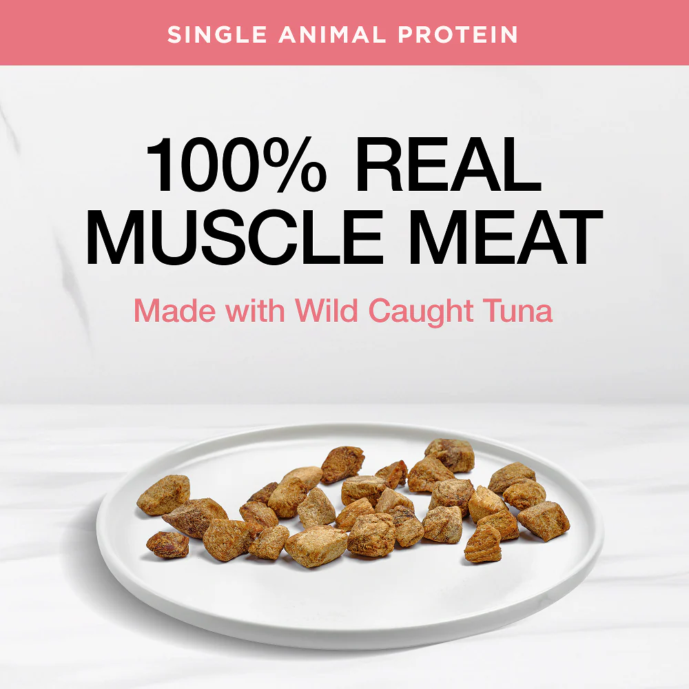 Real Simplicity Freeze Dried Single Protein Bites Wild Caught Tuna Adult Cat Treat - Image 7