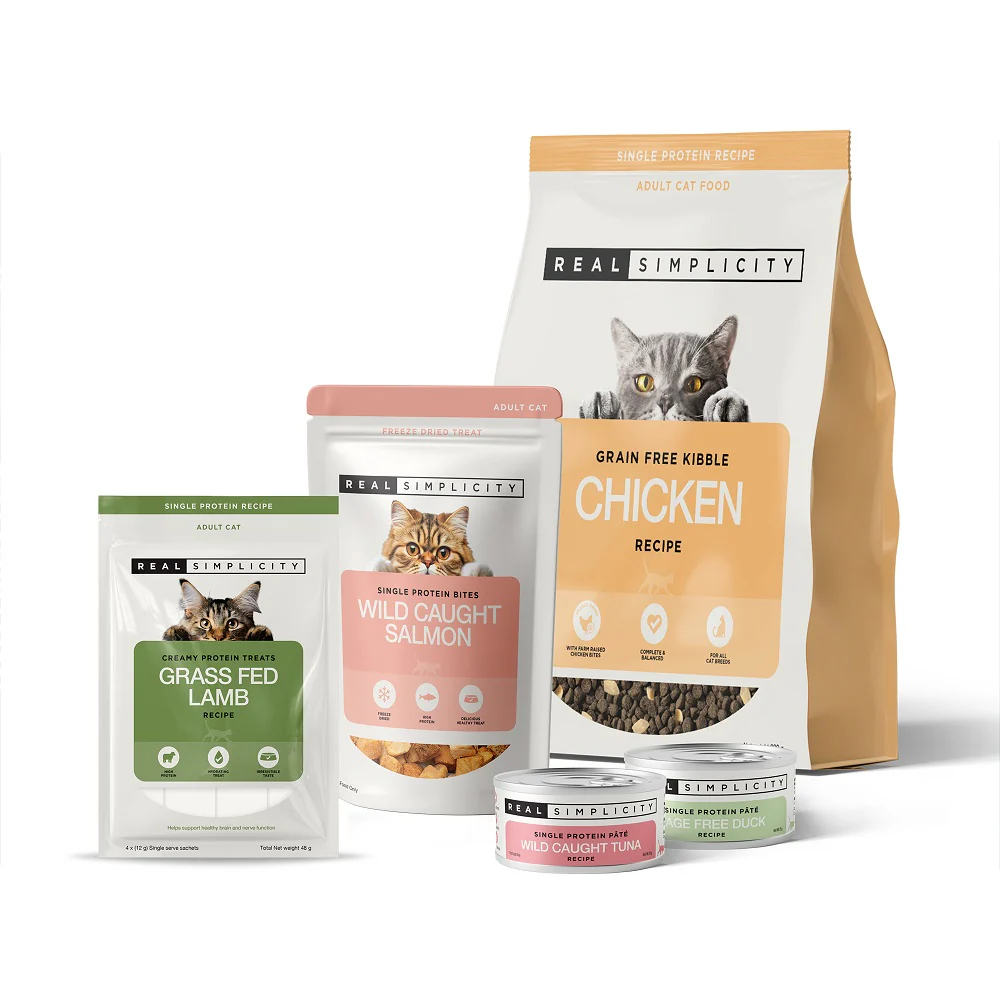 Real Simplicity Grain Free Kibble Farm Raised Chicken Adult Dry Cat Food - Image 6