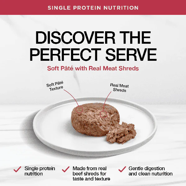 Real Simplicity Single Protein Pate Grass Fed Beef Adult Wet Cat Food - Image 2