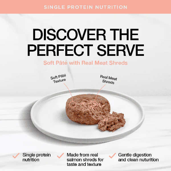 Real Simplicity Single Protein Pate Wild Caught Salmon Adult Wet Cat Food - Image 2