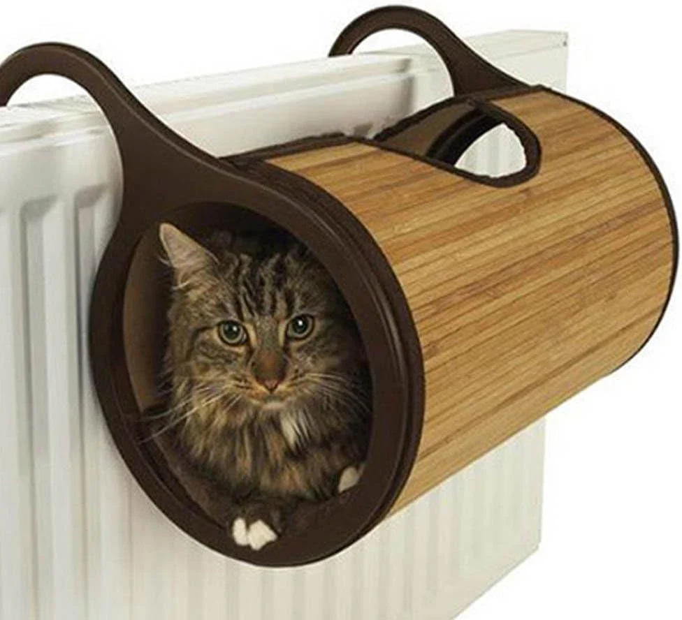 Rosewood Bamboo Cat Radiator Bed
