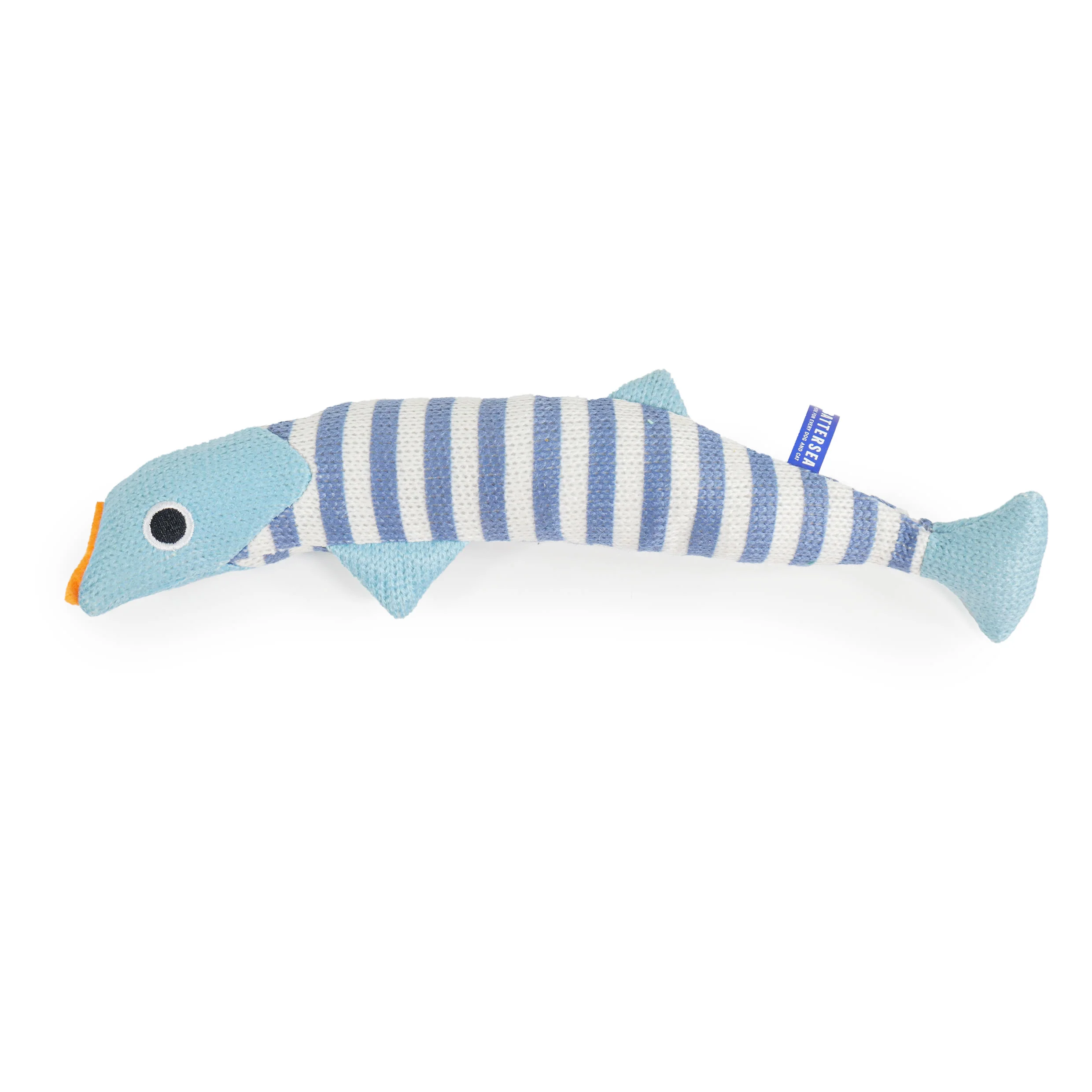 Rosewood Battersea Kicker Fish Stripe Catnip Toy - Image 2