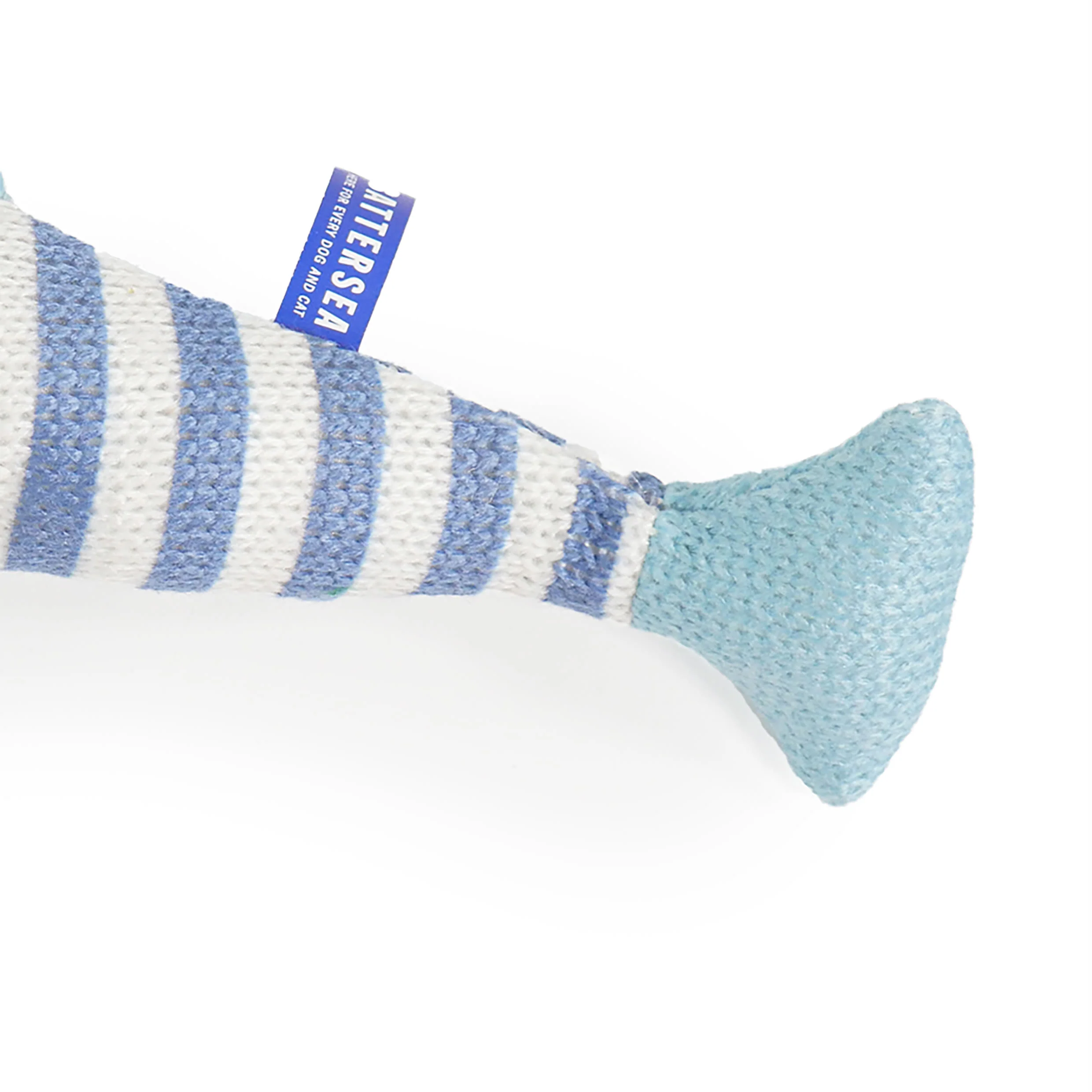 Rosewood Battersea Kicker Fish Stripe Catnip Toy - Image 5