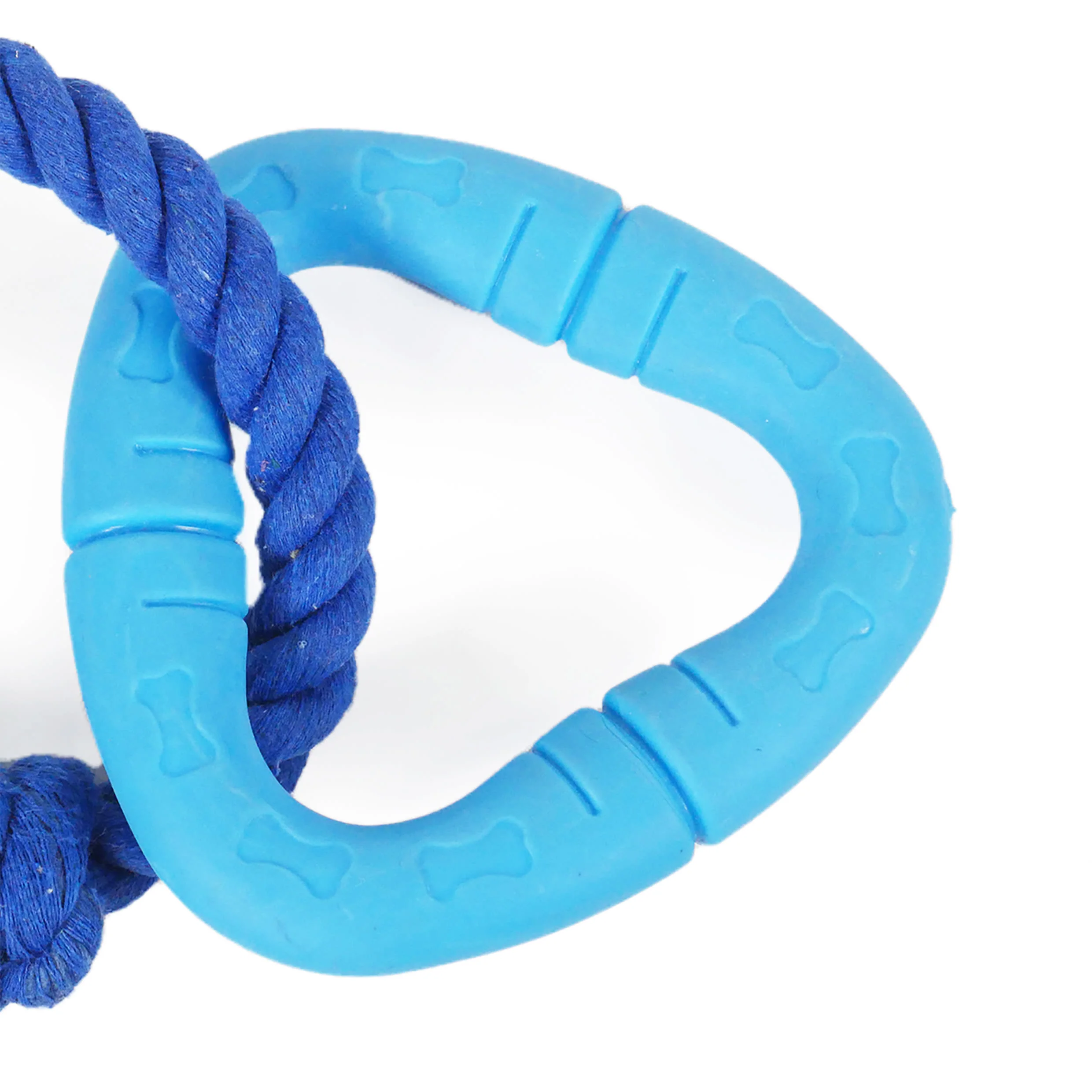 Rosewood Battersea Rope and TPR Triangle Chew Dog Toy - Image 3