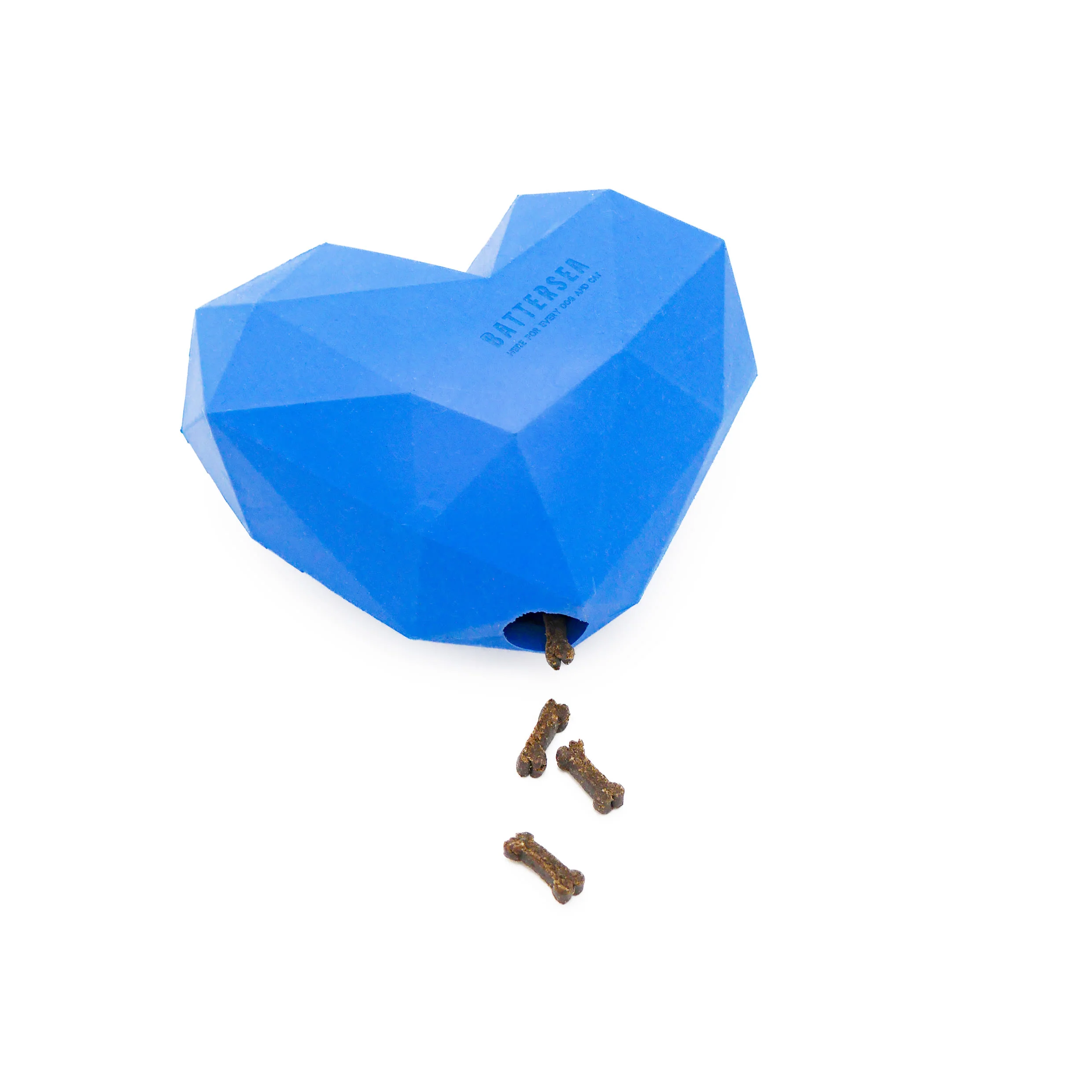 Rosewood Battersea Rubber Heart Treat Dog Toy - Image 4
