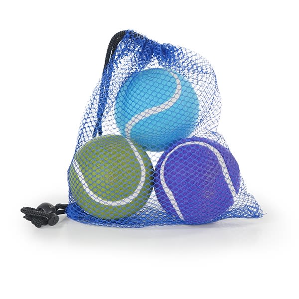 Rosewood Battersea Squeaky Tennis Balls Dog Toy - Image 2