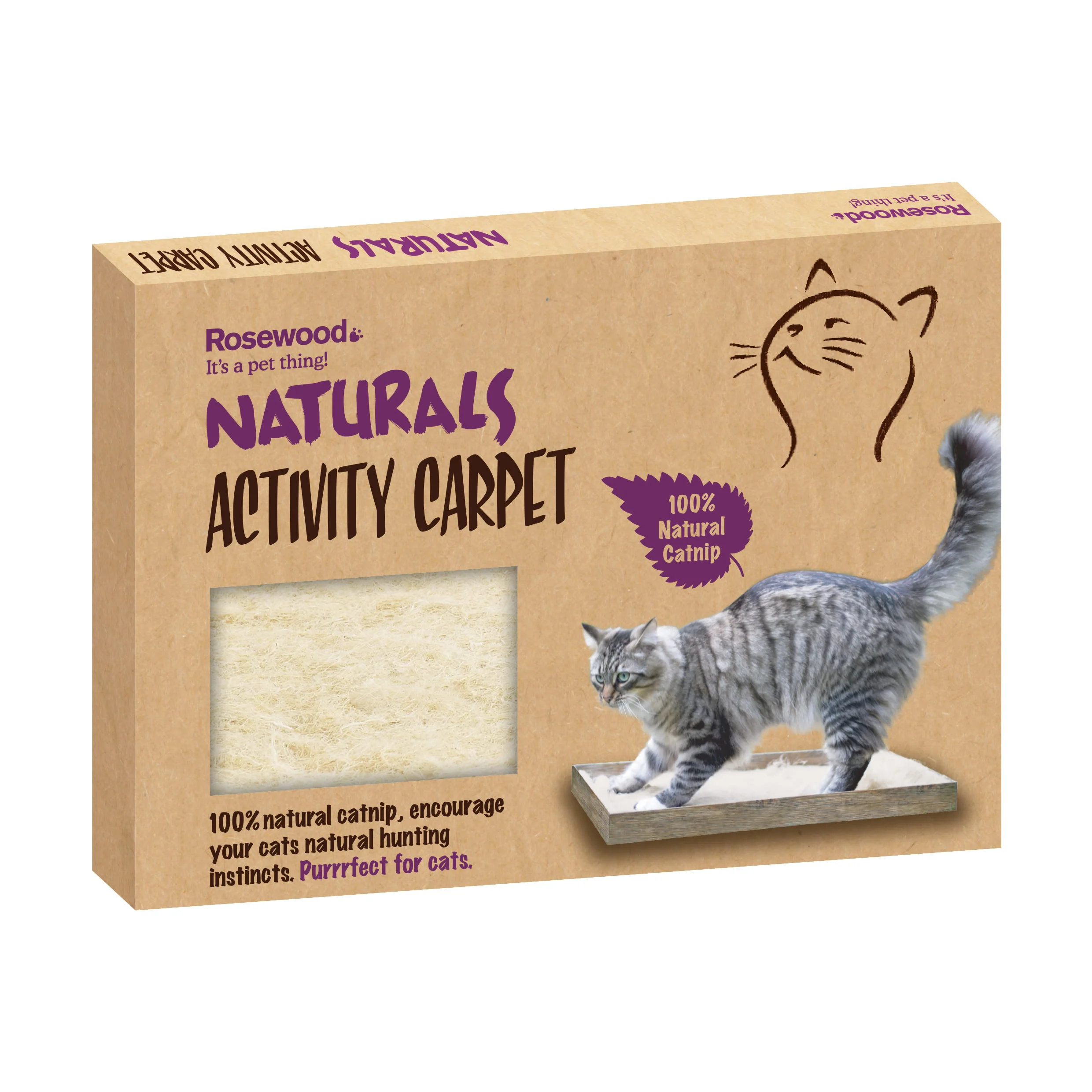 Rosewood Cat Naturals Activity Carpet - Image 4