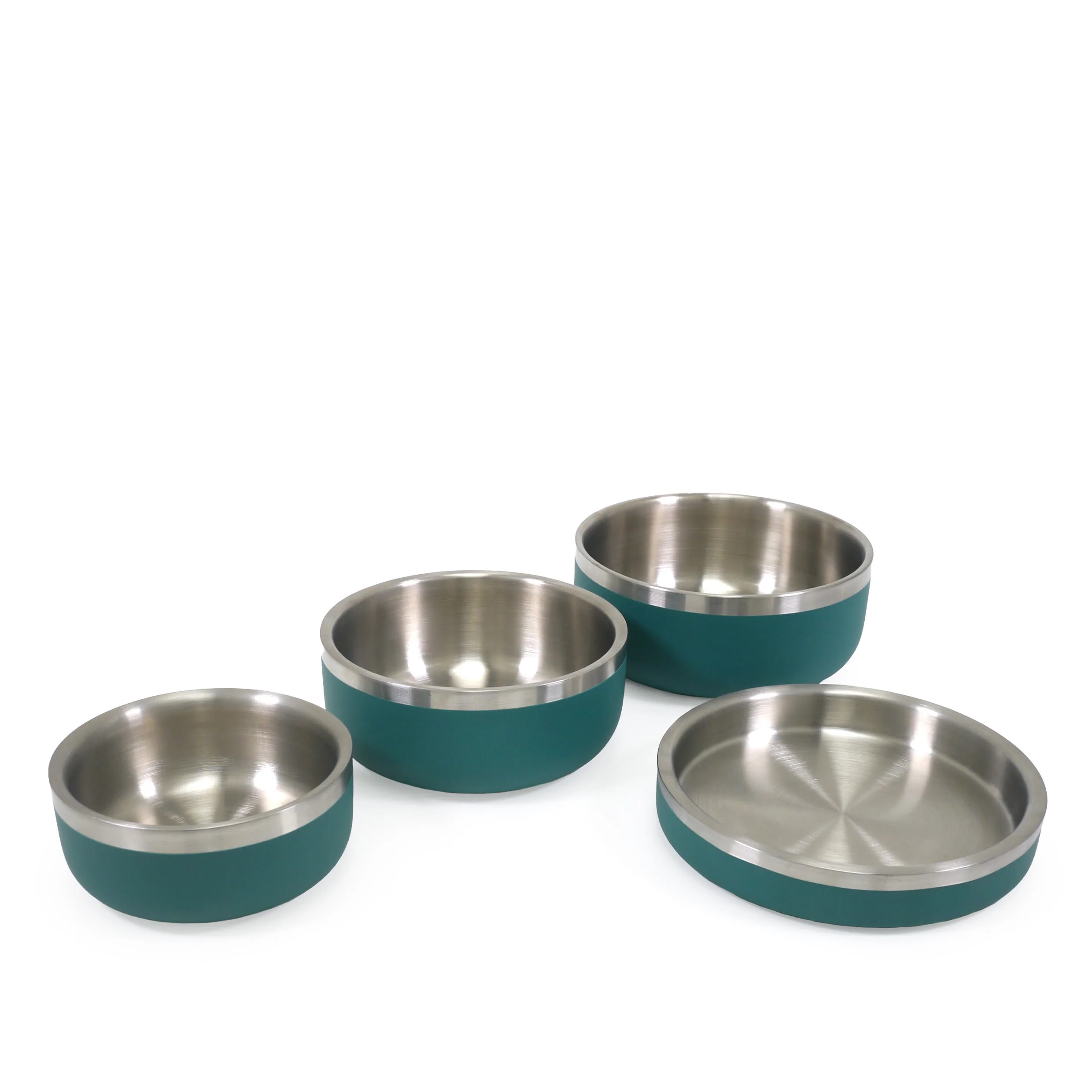 Rosewood Double Wall Stainless Steel Bowl - 480ml - Image 2