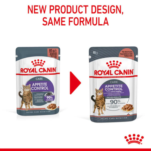 Royal Canin Appetite Control Adult Sterilised Wet Cat Food - Gravy - Image 5