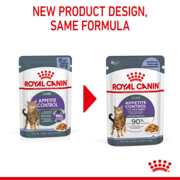 Royal Canin Appetite Control Adult Sterilised Wet Cat Food - Jelly - Image 5