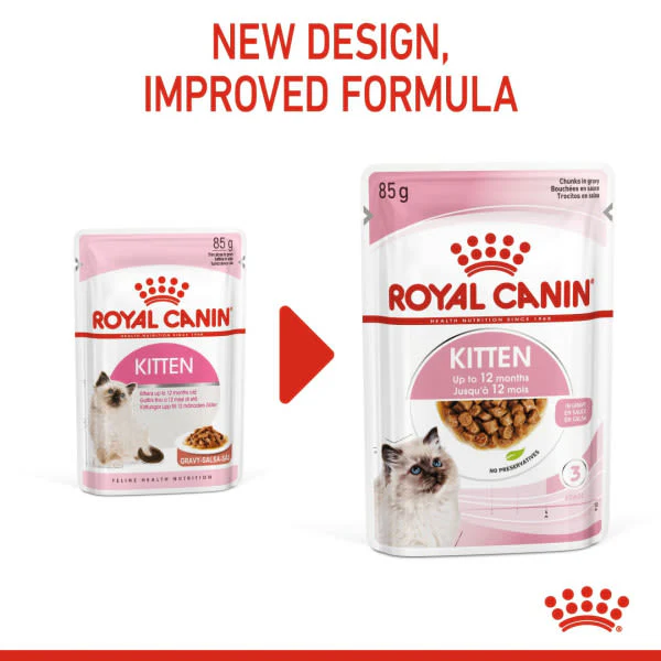 Royal Canin Feline Health Nutrition in Gravy Kitten Wet Cat Food - Image 3