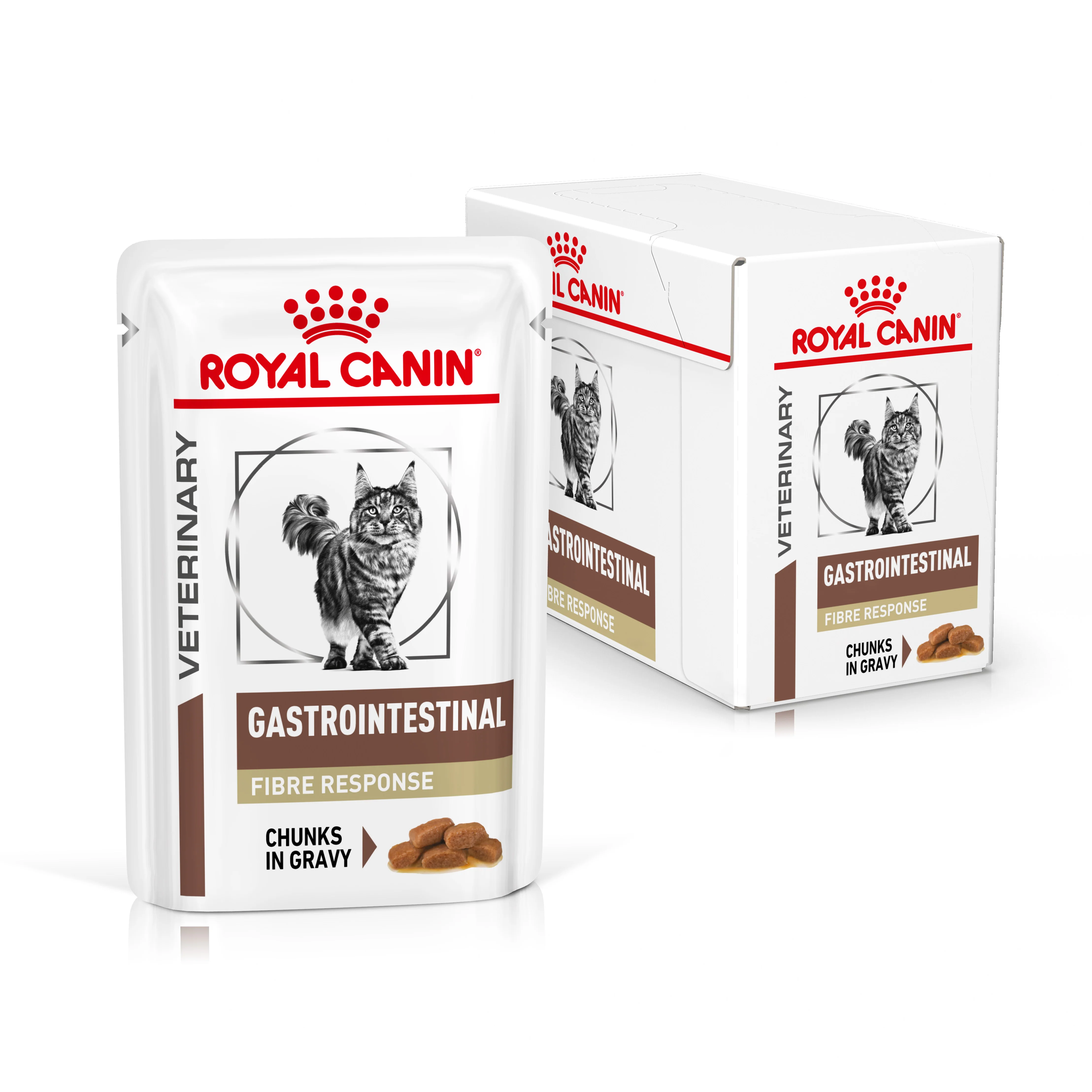 Royal Canin Gastrointestinal Fibre Response Thin Slices in Gravy Adult Wet Cat Food 12 x 85g - Image 2