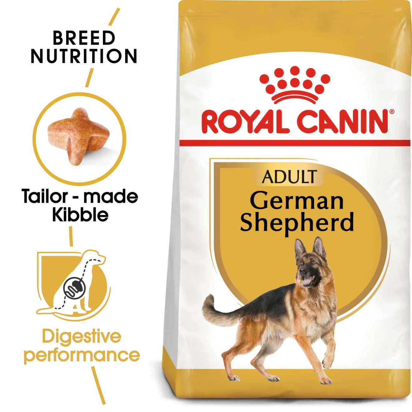 Royal Canin German Shepherd Adult Dry Dog Food - 15kg - Image 5