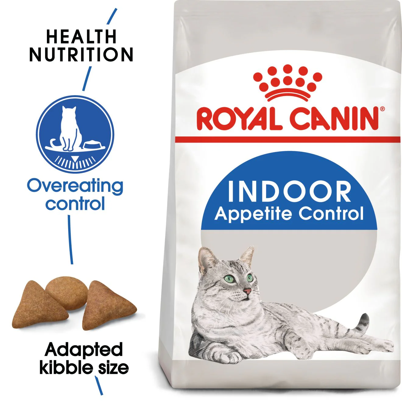 Royal Canin Health Indoor Appetite Control Adult Dry Cat Food - Image 2
