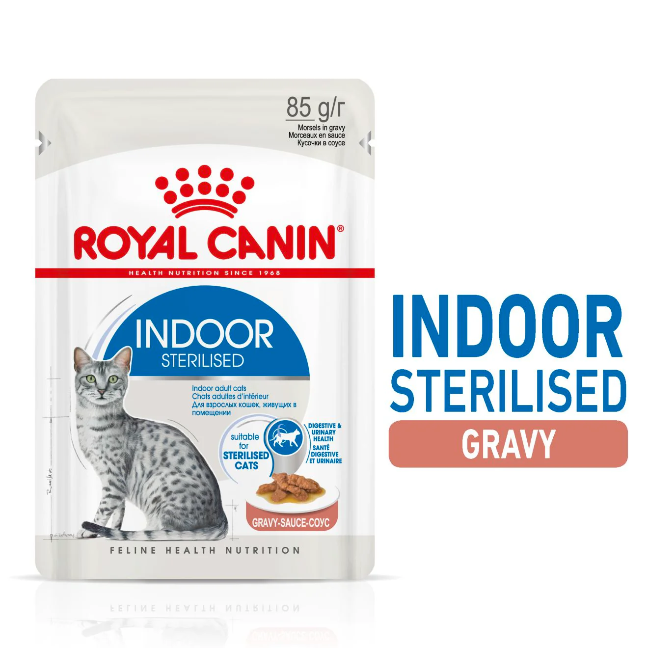 Royal Canin Indoor Adult Sterilized Wet Cat Food - Gravy - Image 2