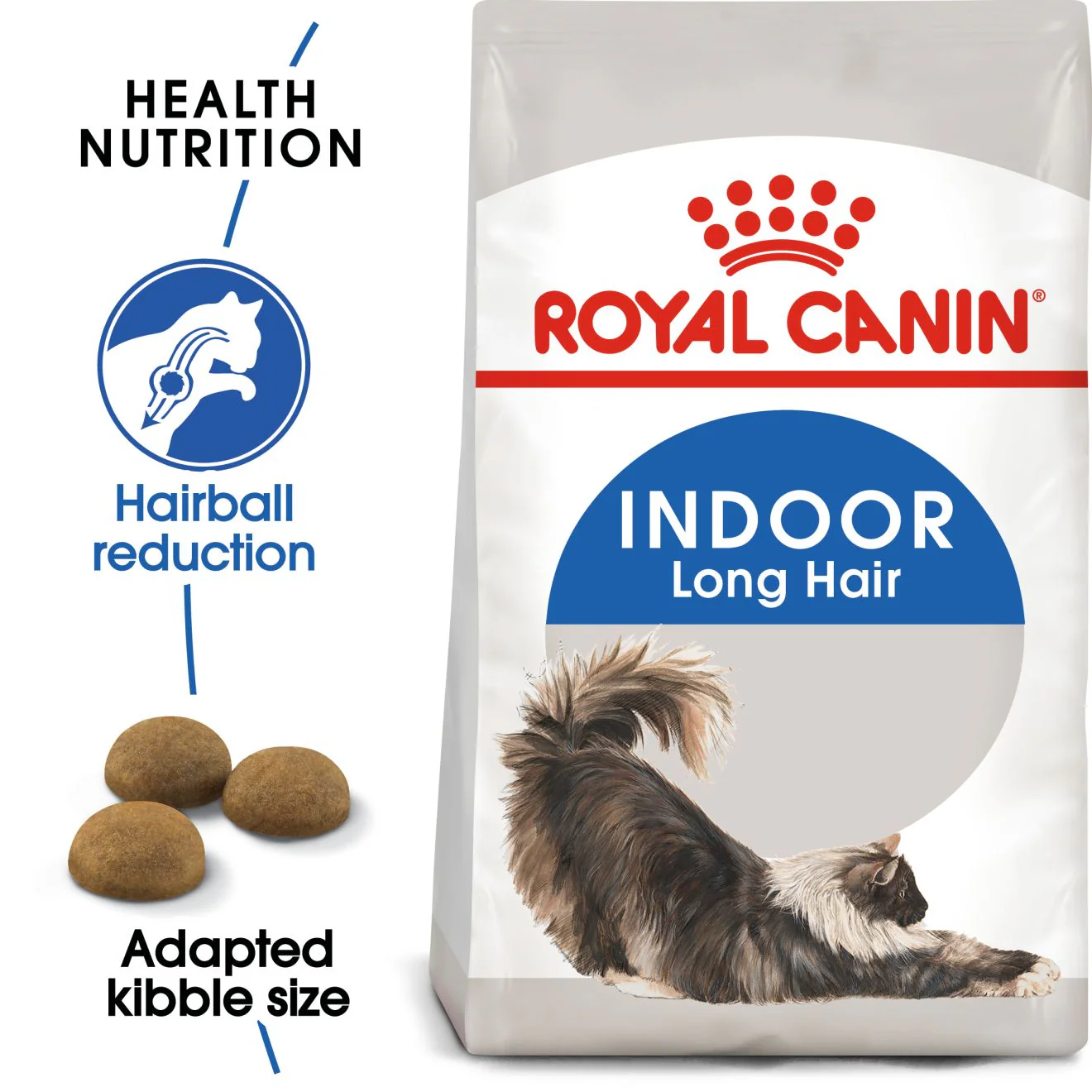 Royal Canin Indoor Longhair Adult Dry Cat Food - Image 2