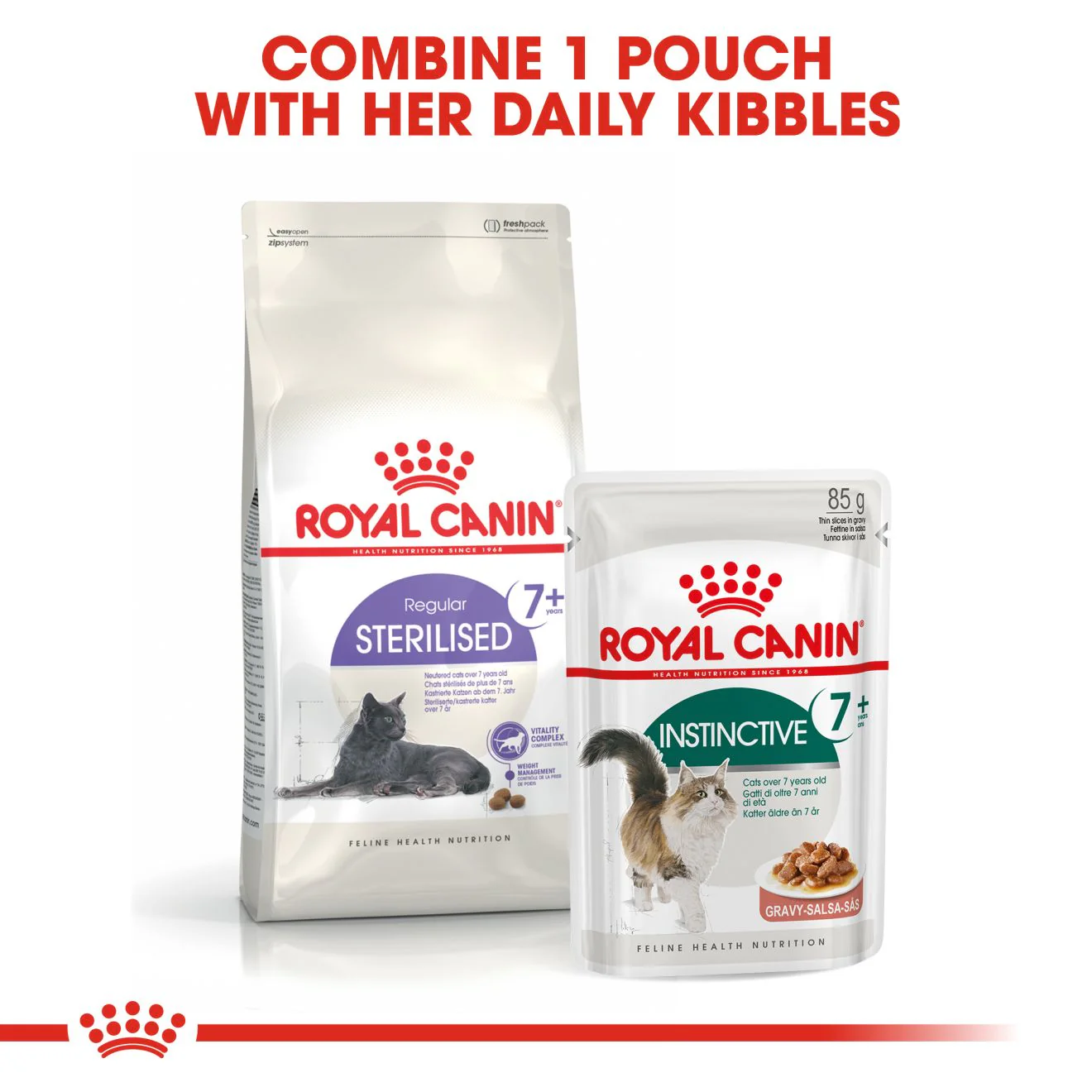 Royal Canin Instinctive Adult 7+ Cat Wet Food - Gravy - Image 6
