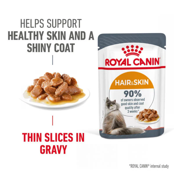 Royal Canin Intense Hair & Skin Adult Wet Cat Food - Image 2