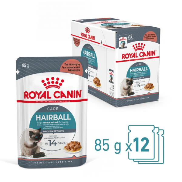 Royal Canin Intense Hairball 34 Adult Wet Cat Food - Gravy - Image 6