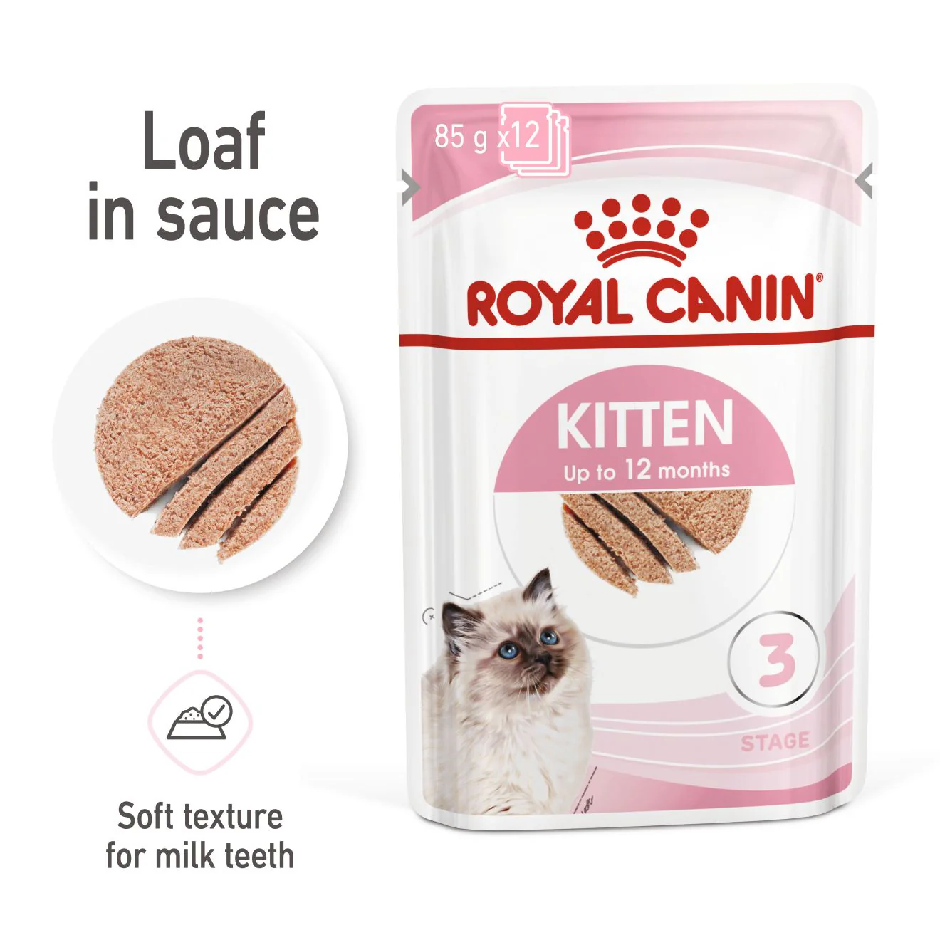 Royal Canin Kitten in Loaf Wet Cat Food - Image 2