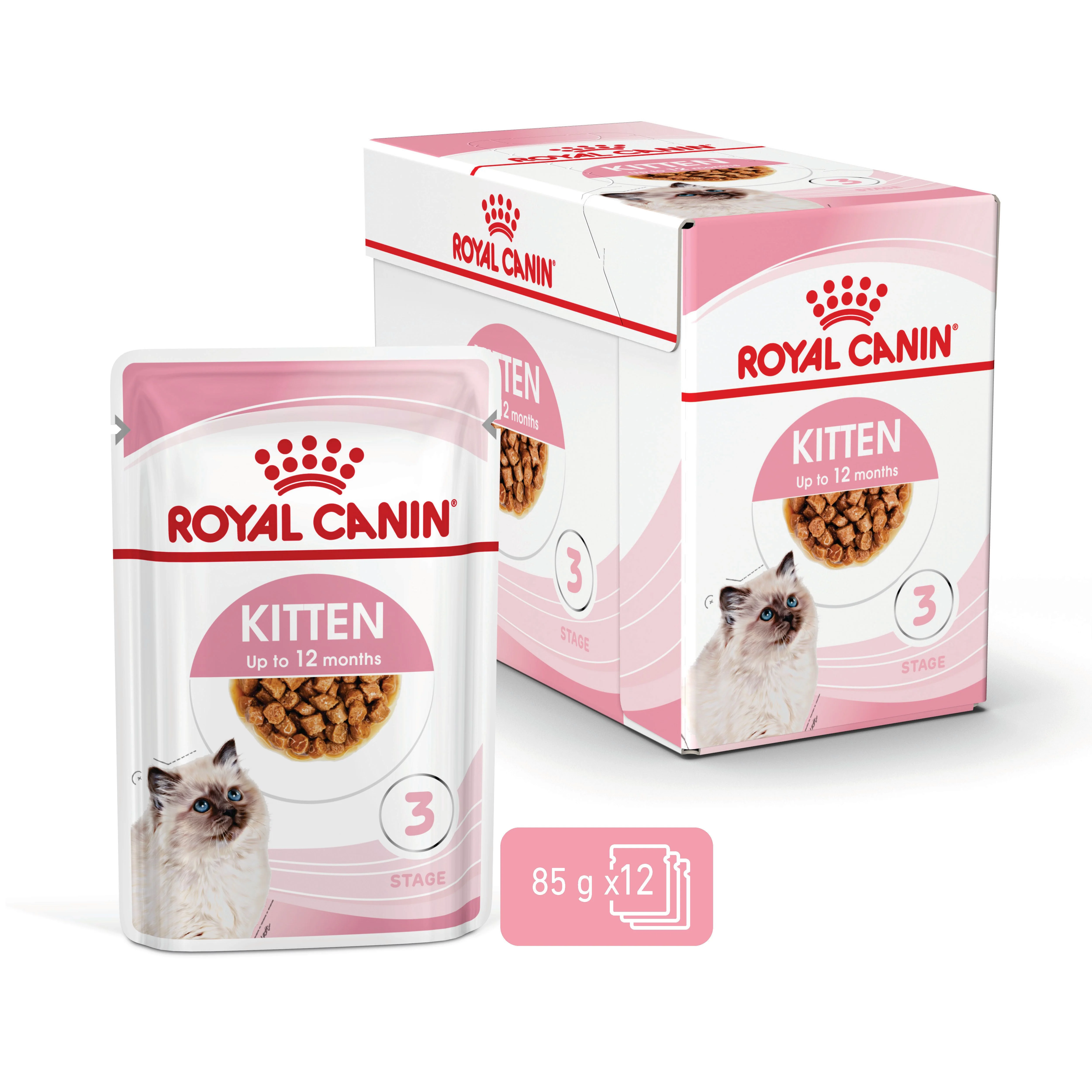 Royal Canin Kitten Wet Cat Food - Chunks in Gravy - Image 3