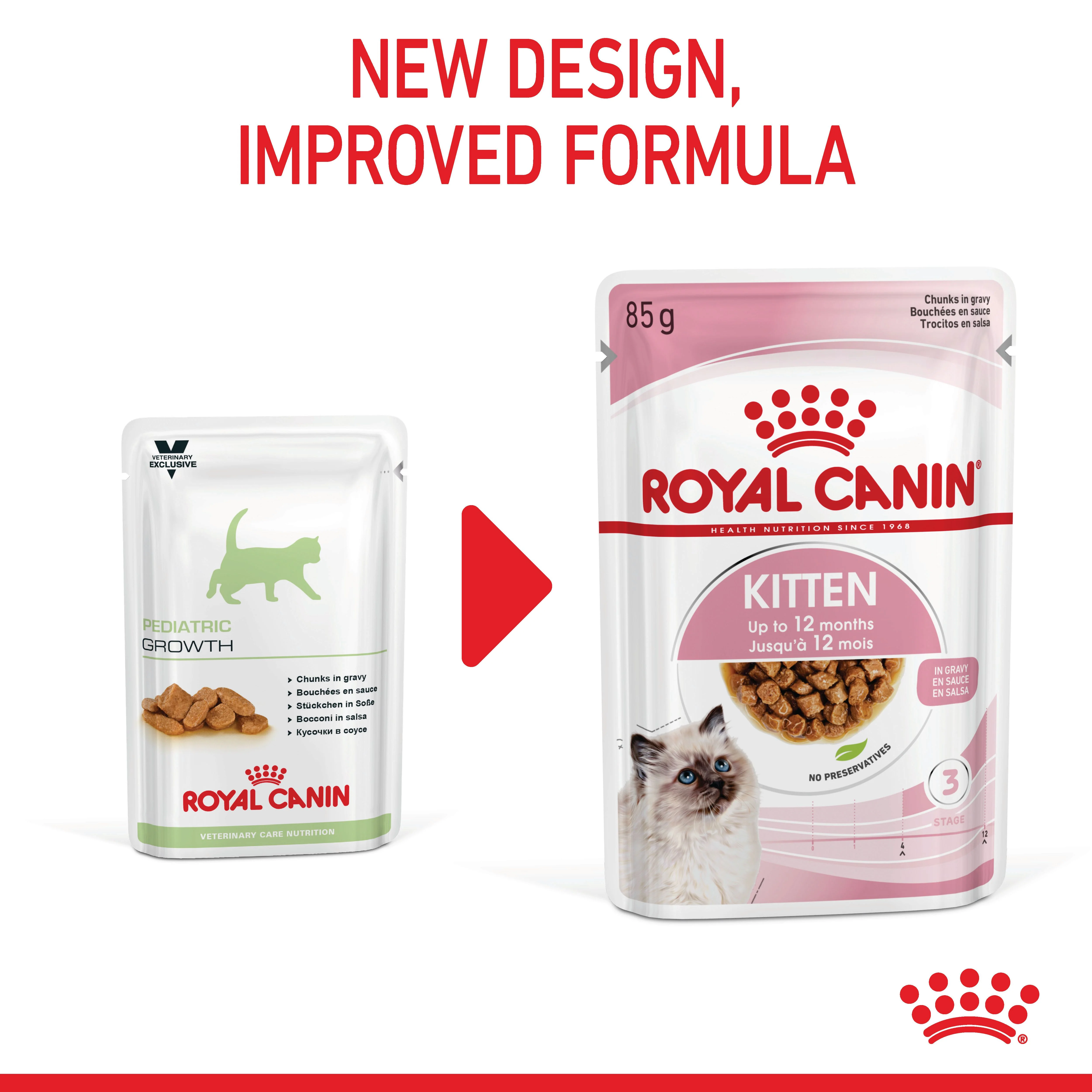Royal Canin Kitten Wet Cat Food - Chunks in Gravy - Image 5