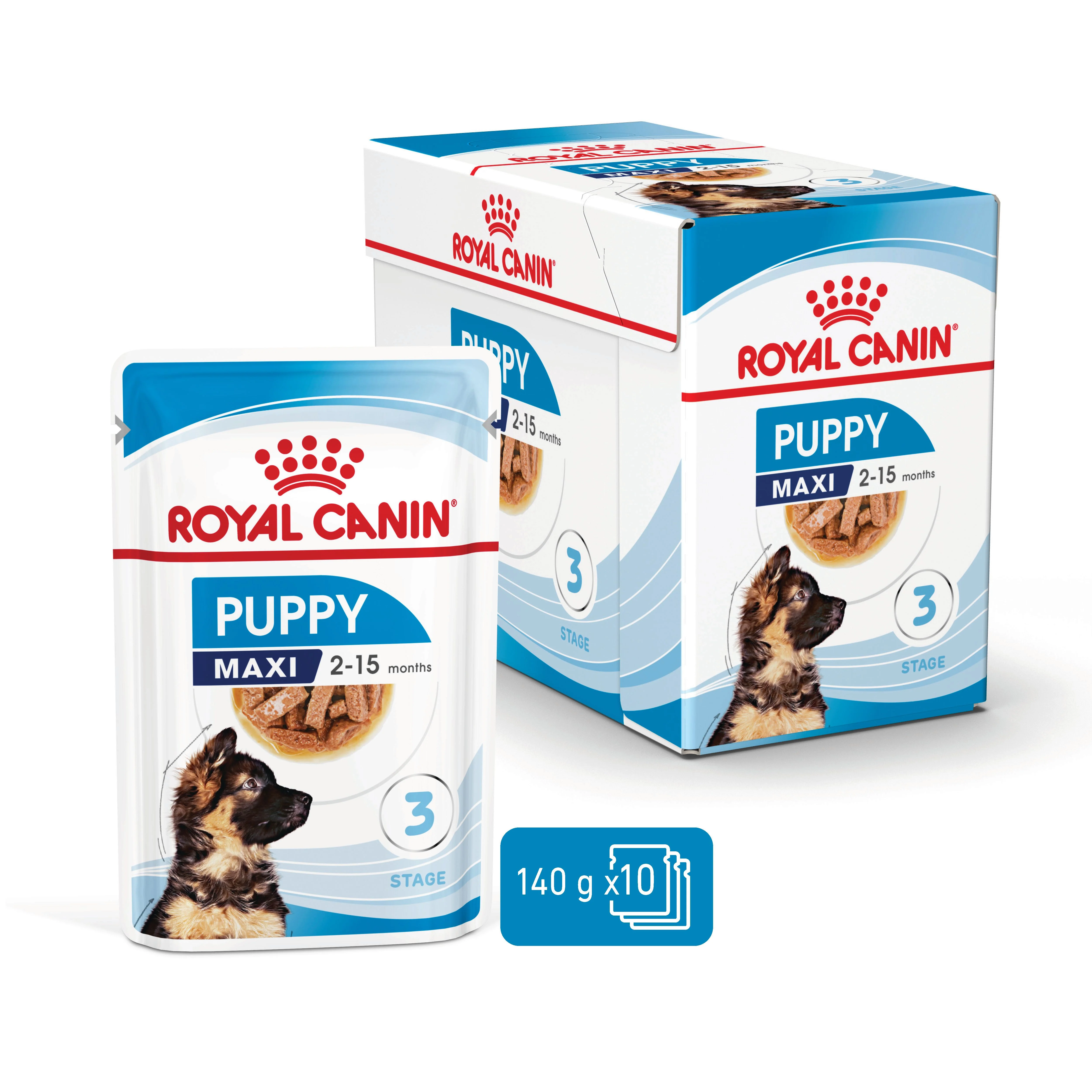 Royal Canin Maxi Puppy Wet Dog Food - Chunks in Gravy - Image 3