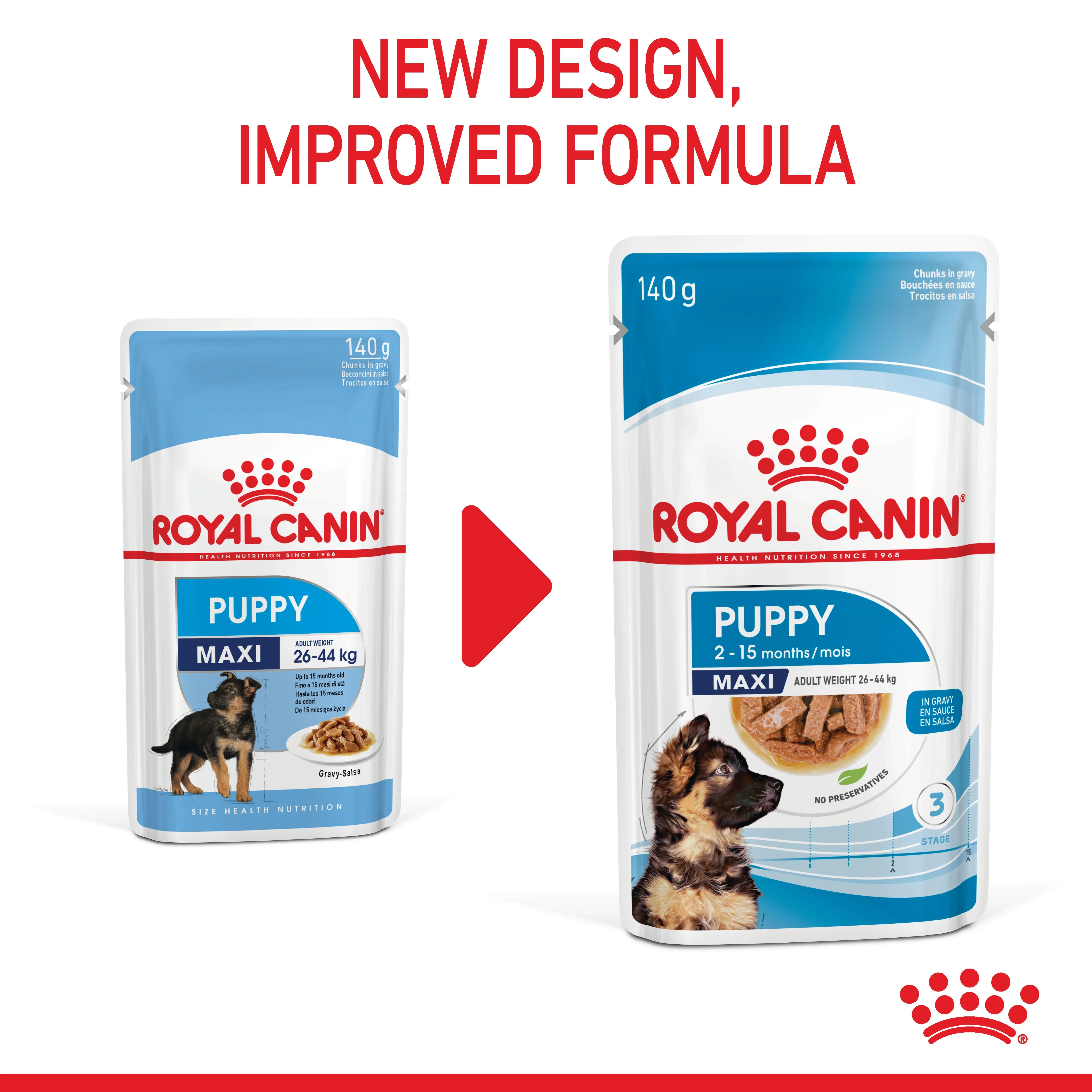 Royal Canin Maxi Puppy Wet Dog Food - Chunks in Gravy - Image 4