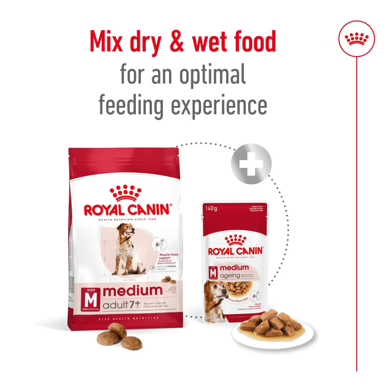 Royal Canin Medium Adult 7+ Dry Dog Food - Image 5