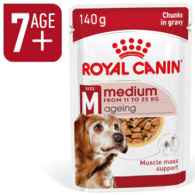 Royal Canin Medium Ageing 10+ Senior in Gravy Wet Dog Food - Image 2