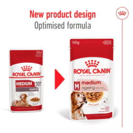 Royal Canin Medium Ageing 10+ Senior in Gravy Wet Dog Food - Image 5