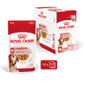 Royal Canin Medium Ageing 10+ Senior in Gravy Wet Dog Food - Image 9