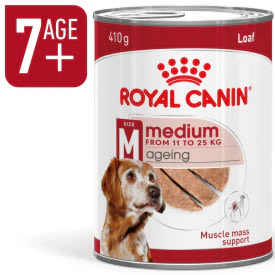 Royal Canin Medium Ageing 7+ Senior Wet Dog Food in Loaf - Image 2