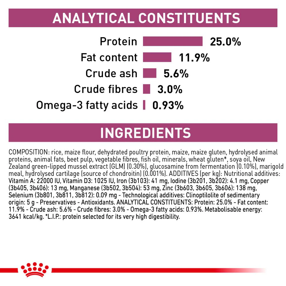 Royal Canin Mobility Support Adult Dry Dog Food - Image 2
