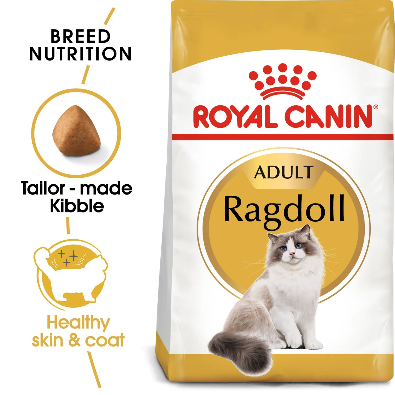 Royal Canin Ragdoll Adult Dry Cat Food - 400g - Image 2