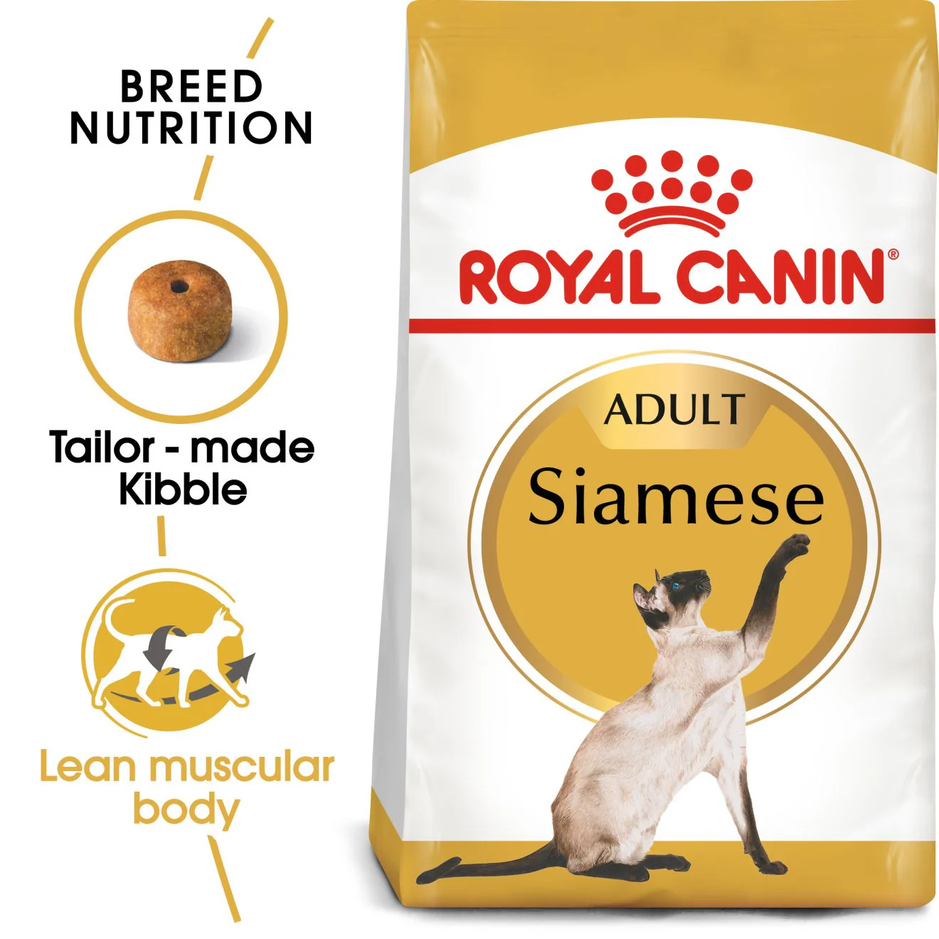 Royal Canin Siamese Adult Dry Cat Food - 10kg - Image 2